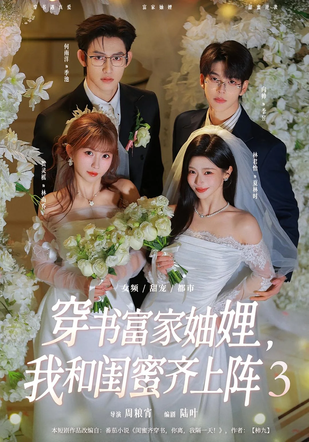 《穿书富家妯娌，我和闺蜜齐上阵3》真人短剧封面